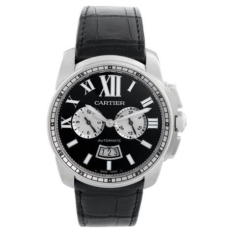 cartier watch on wrist|stainless steel cartier watch men's.